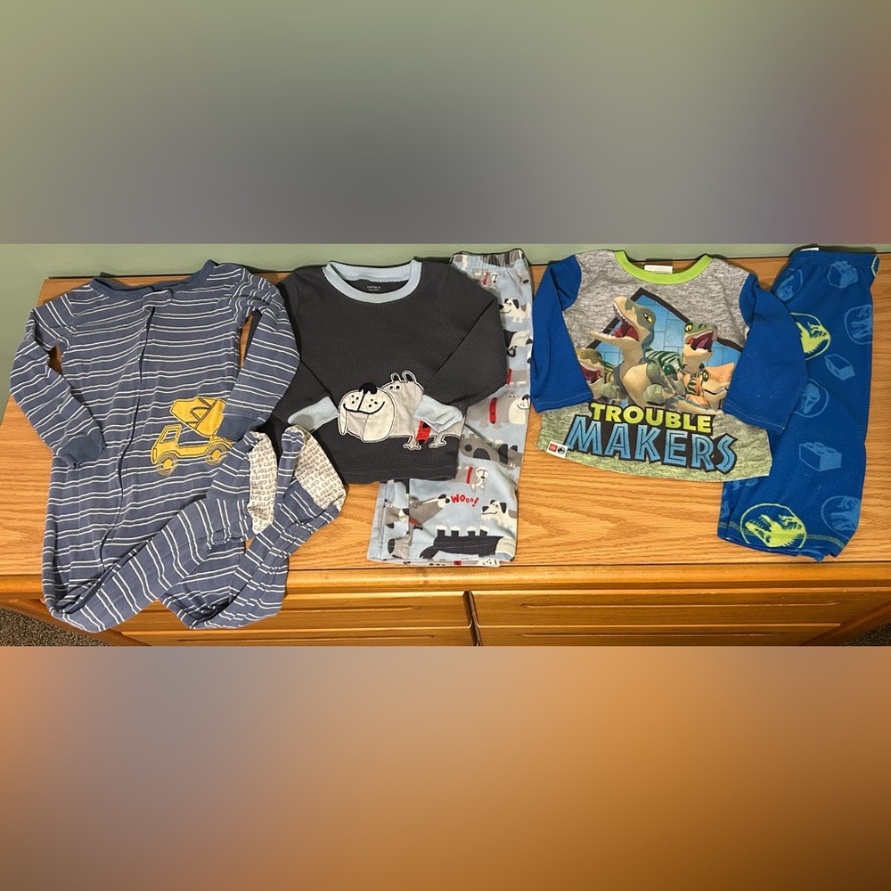 Carter's Toddler Boy 2T 3T Pajama Sets ~ 5 pieces